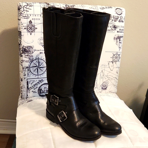Luxury Rebel Lassia Leather Riding Boots - Picture 1 of 5